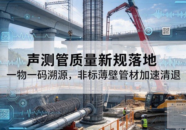八宿声测管质量新规落地，一物一码溯源，非标薄壁管材加速清退